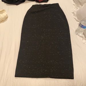 Babaton midi black skirt